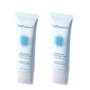 셀퓨전씨 아쿠아티카 썬스크린 100 SPF50+ PA++++, 35ml, 2개