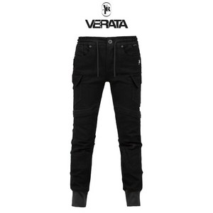 VERATA 베라타 조거바지 O STREET 41 라이딩진 [무릎 골반 보호대 포함], 블랙, 30