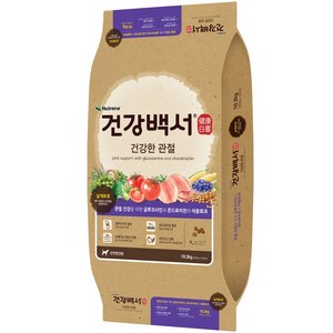 건강백서 강아지 기능성 사료, 뼈/관절강화, 10.2kg, 1개