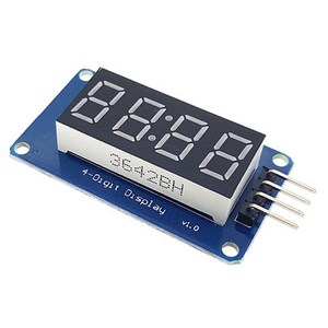 아두이노 시계 FND 7세그먼트 LED 디스플레이 모듈 Arduino TM1637-CLOCK-Module, 1개