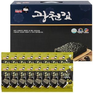 이반장 명품 광천김세트(도시락김 16봉), 1세트