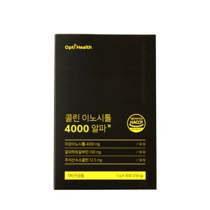 옵티헬스 콜린이노시톨 4000 알파 알파락트알부민 엽산 남성 여성 임산부 임신준비 1box 30포, 1박스, 150g