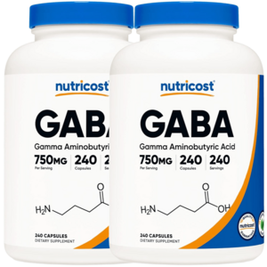 뉴트리코스트 GABA 가바 750mg 240캡슐 2통 빠른배송, 2개, 240정