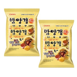 크라운 밤양갱 5p, 250g, 2개