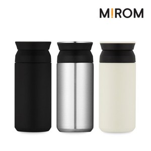 텀스 가온리빙 파우더 진공 스텐텀블러, 아이보리, 350ml, 1개