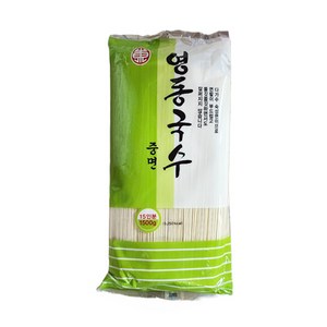 (무)영동식품 중면국수(실온 1.5KgX12개, 12개, 1.5kg
