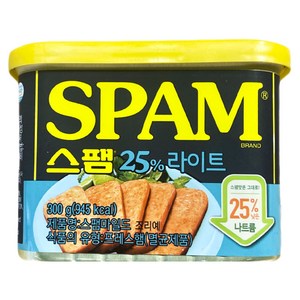 스팸 25% 라이트 햄통조림, 6개, 300g