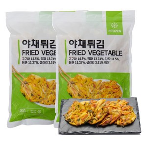 농우 야채튀김(냉동) 1KG X 2봉, 2개