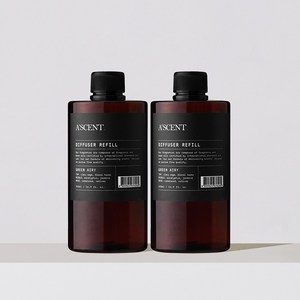 에이센트 대용량 디퓨저 리필 500ml 2개 세트, 시그니처솝