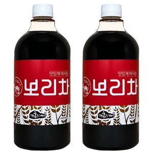 홍치마 대용량 국산 보리차 원액 액상 100%볶은보리 농축액 건강차 1000ml 다홍치마, 1L, 1개입, 2개