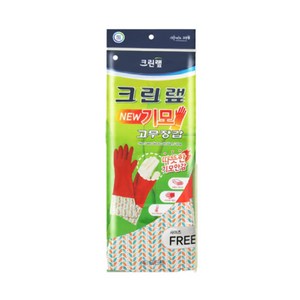 크린랲 기모 고무장갑 대, 2개, FREE(one size)