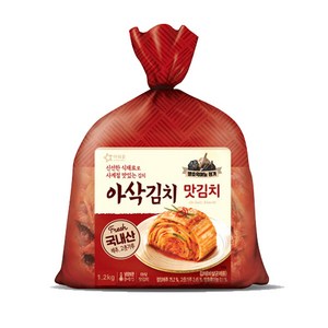 [다만세푸드] 아워홈 맛김치 1.2kg / 배추김치 반찬, 1개