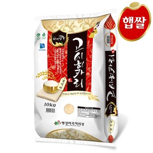 24년산 햅쌀 특등급 고시히카리, 10kg, 1개