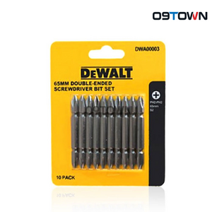 디월트 십자 양날 드라이버 비트 65mm DWA0003 10pcs, 10개