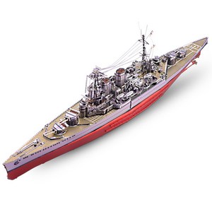 후드 HMS HOOD 전함 함선 금속 퍼즐 3D 프라모델 전투선 DIY 키트 에칭, 1개