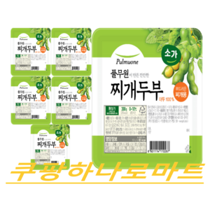 (풀무원)소가 부드러운 찌개용 찌개두부300g 멀티팩 아이스박스, 6개, 300g