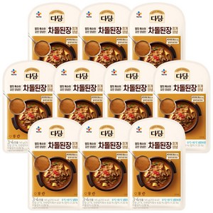 (냉장)[다담]차돌된장찌개양념145g, 145g, 10개