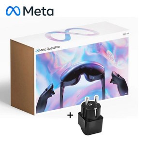 메타 퀘스트 프로 Meta Quest Po + 변환 플러그(돼지코) 포함, Po + Plug, 13cm