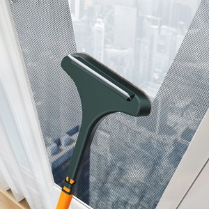 할인바이할인 싹닦아 방충망 청소솔 스퀴지 겸용 유리창 청소브러쉬, 2개