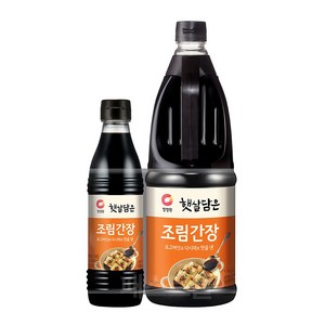 청정원 햇살담은 조림간장 1.7 + 조림간장 500ml 세트, 1세트, 2.2L