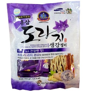 홍삼 도라지 생강 젤리 건강간식 효도선물 500g, 2개