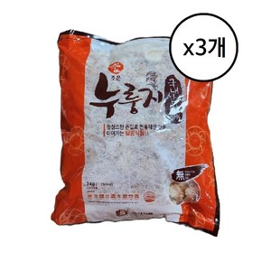 효자식품 국내산 참조은누룽지, 3개, 3kg