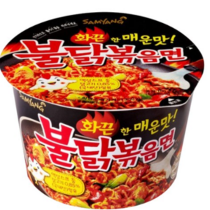 불닭볶음면 큰컵 105g, 12개