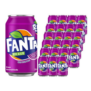 환타 포도향, 350ml, 24개