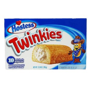 미국 호스티스 트윙키 TWINKIES 오리지널 크림 케이크 10개입, 1개, 385g