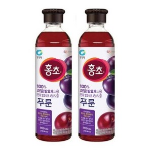 청정원 홍초 푸룬 900ml 2개