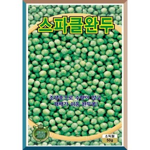 스파클완두콩씨앗50G 콩씨앗 완두콩 KS종묘, 1개