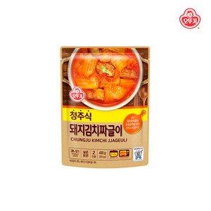 오뚜기 청주식 돼지김치짜글이, 450g, 8개