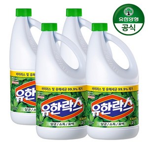 유한락스 후레쉬, 2L, 4개