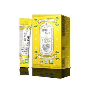 자연에온 NFC 100% 유기농 레몬즙 원액 스틱 25 g, 350g, 1박스