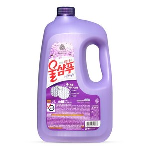 울샴푸 세제 퍼플라일락 본품, 3L, 1개