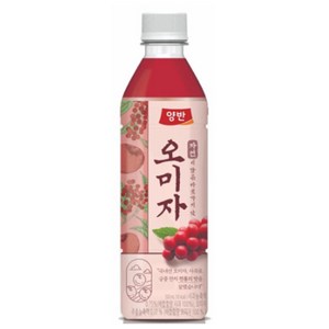 양반 오미자 음료, 500ml, 6개