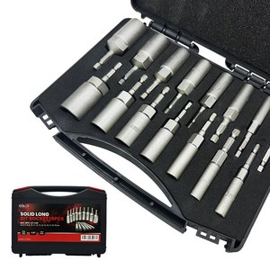 솔리드 육각 롱비트 소켓 15PCS 롱복스 임팩 세트 공구 전동드릴 드라이버 복스알, 1개