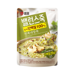 샘표 밸런스죽 전복내장죽, 420g, 2개