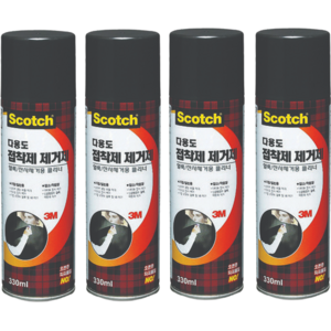 3M 다용도 접착제 제거제, 330ml, 4개