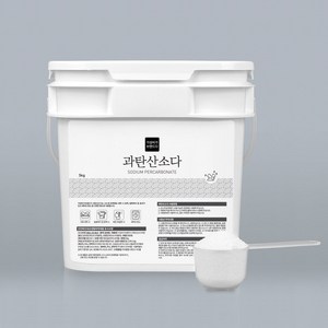 가성비가브랜드다 과탄산소다 산소계 표백제 버킷+계량스푼, 1개, 5kg