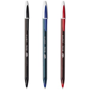 BIC 크리스탈 이그젝트 볼펜 0.7mm 낱개, 레드