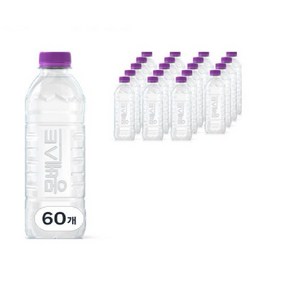몽베스트 위드어스 무라벨 생수, 500ml, 60개