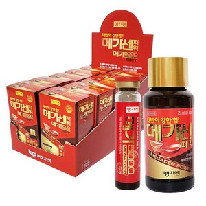 생기엔 메가센파워 메가세트 10개 돈태반 병음료 혼합, 75ml, 10세트