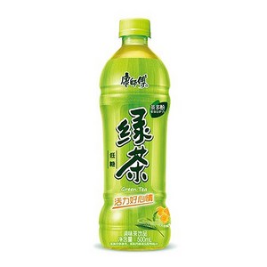 천미방 캉스푸 녹차 아이스티 벌꿀음료 중국 음료수, 500ml, 1개