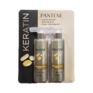 PANTENE 팬틴 캐라틴 노워시 트리트먼트, 2개, 140ml