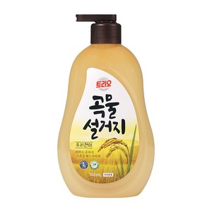 트리오 곡물설거지 우리현미 주방세제, 750ml, 1개