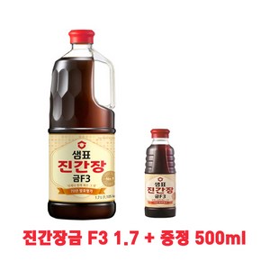 샘표 진간장 금F3 1.7L+500ml 1개, 2.2L, 2개