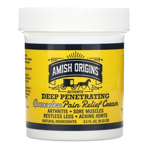 Amish Oigins 아미쉬오리진스 페인리리프 크림 99.22g, 1개