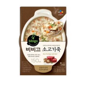 비비고 소고기죽 용기, 280g, 24개