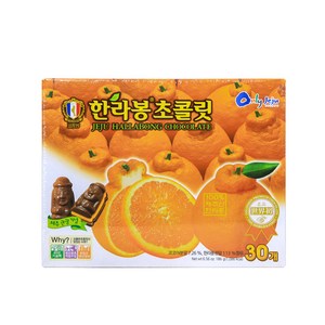 제주 코롬방 한라봉 초콜릿 30개입, 186g, 1개